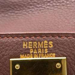 Hermes handbag Kelly 28, in-stitched, Noisette, Togo, A stamp, 2-way shoulder bag