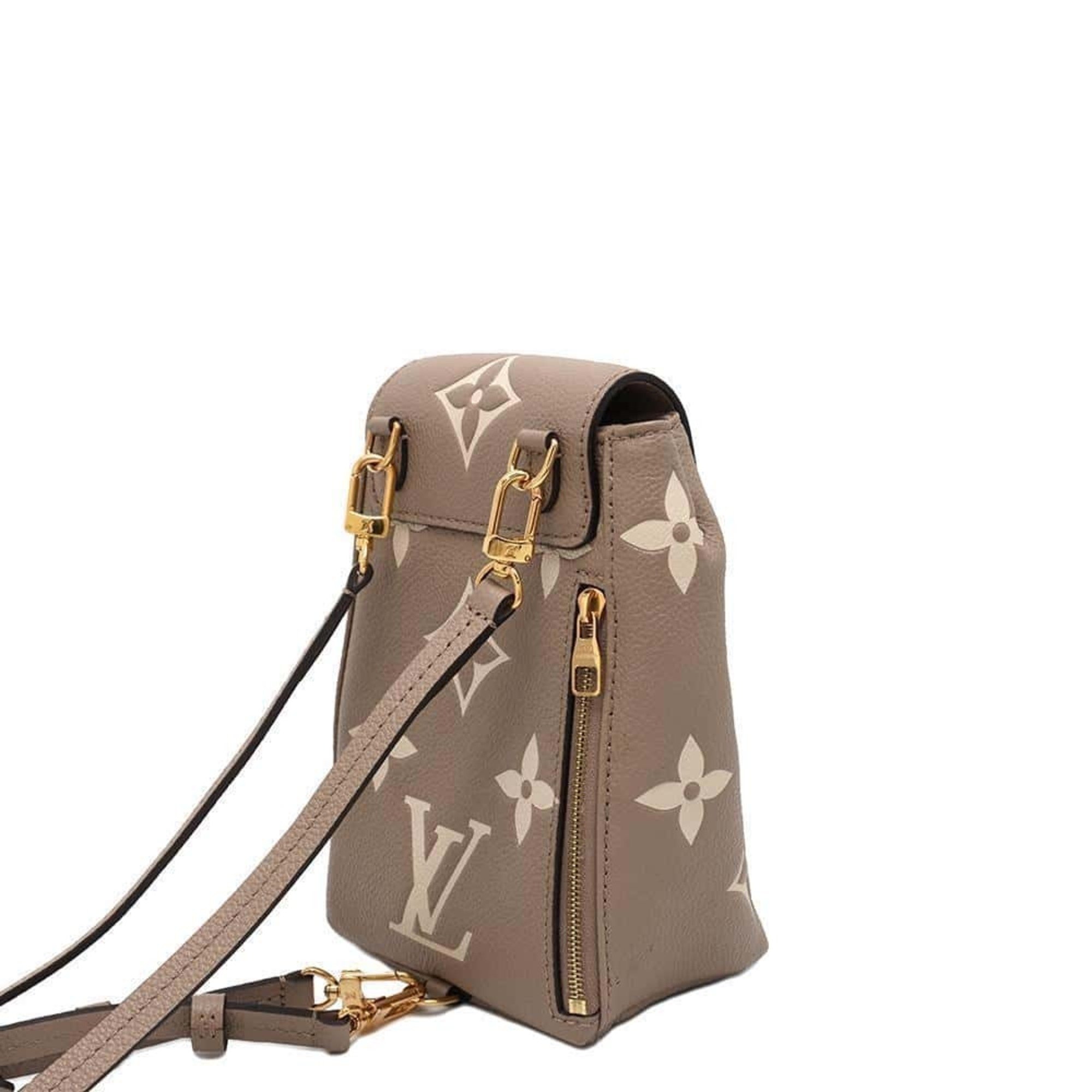 Louis Vuitton Backpack Bicolor Monogram Empreinte Tiny M80738 LOUIS VUITTON Bag Beige