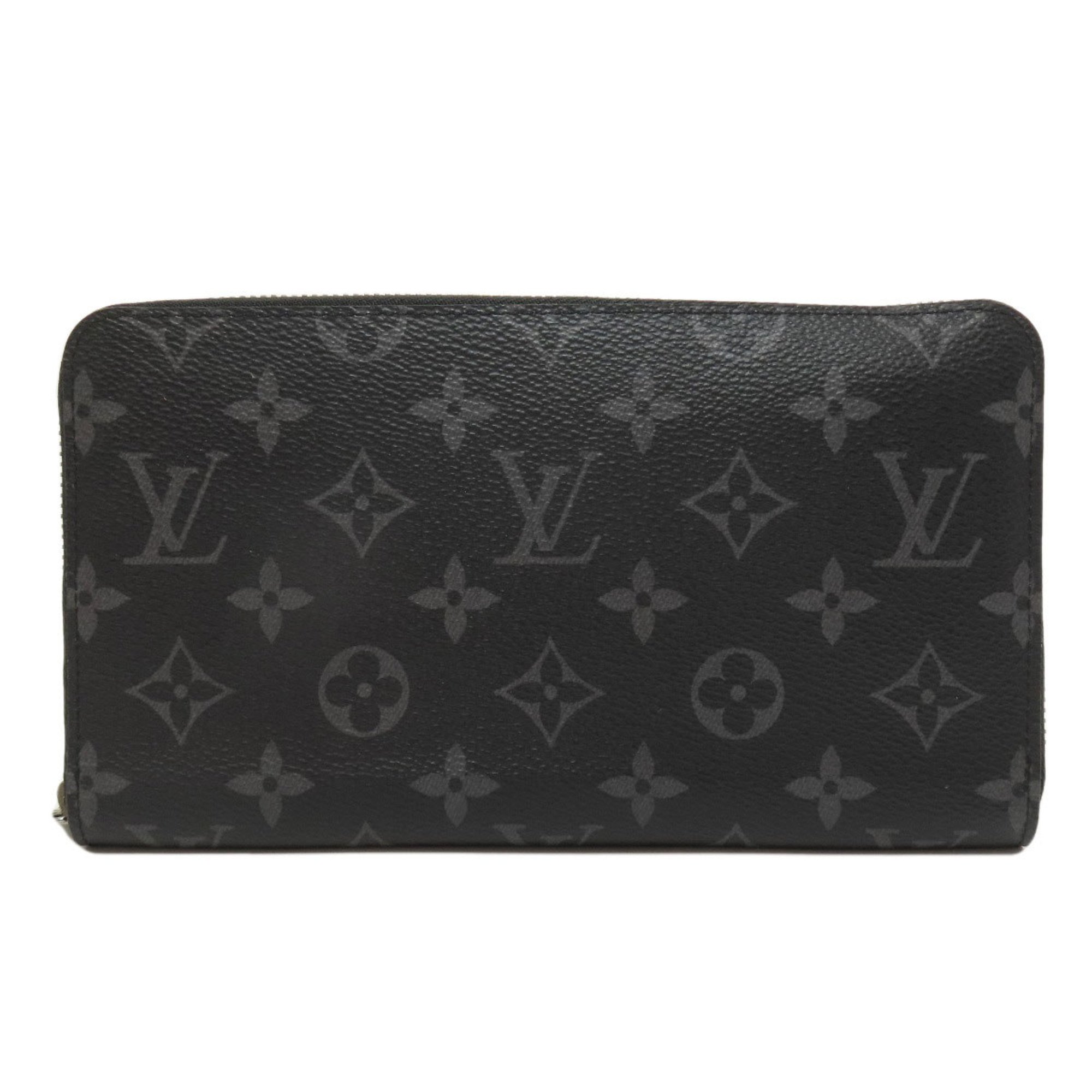 Louis Vuitton M82081 Zippy Organizer NM Long Wallet Monogram Eclipse Men's LOUIS VUITTON