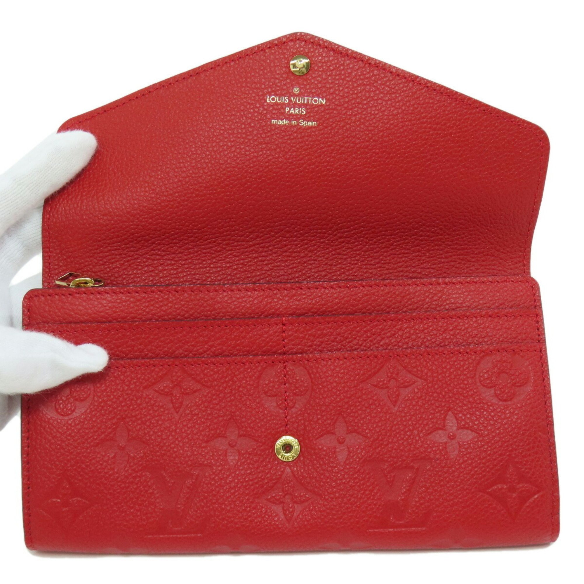 Louis Vuitton M61181 Portefeuille Sarah Long Wallet Empreinte Women's LOUIS VUITTON