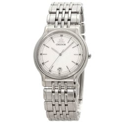 Seiko 9572-6000 Credor Watch Stainless Steel SS Men's SEIKO