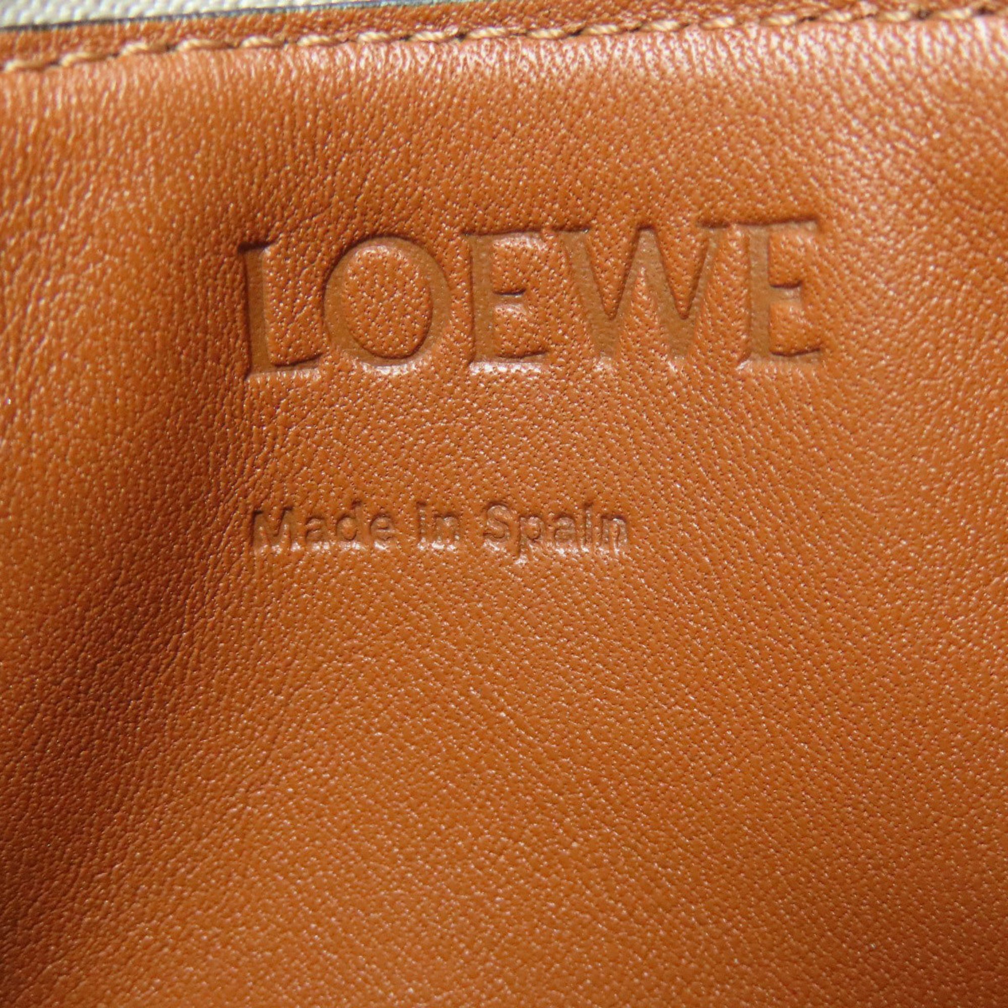 LOEWE Anagram Coin Card Holder Wallet/Coin Case Calfskin Women's