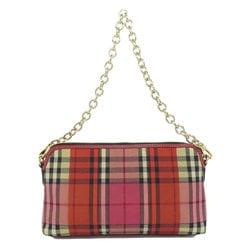 Burberry Checked Shoulder Bag Canvas Women's BURBERRY