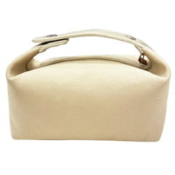 HERMES Hermes Bride A Black GM Canvas Beige