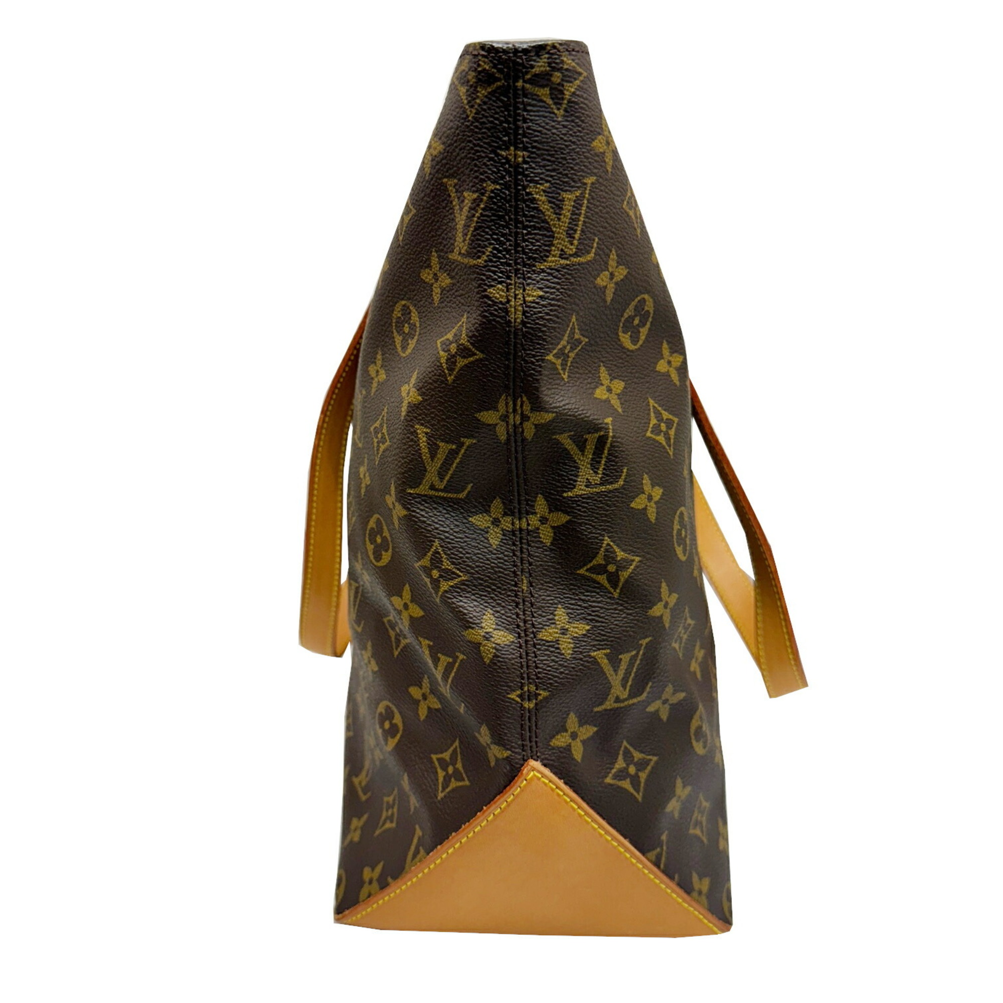 LOUIS VUITTON Louis Vuitton Caba Maison Monogram M51151 AR0939 Shoulder Bag Tote Brown Women's