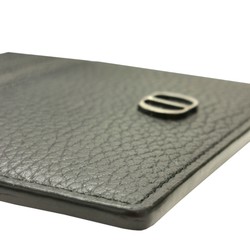 Christian Dior DIOR Card Case Leather Black