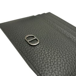 Christian Dior DIOR Card Case Leather Black