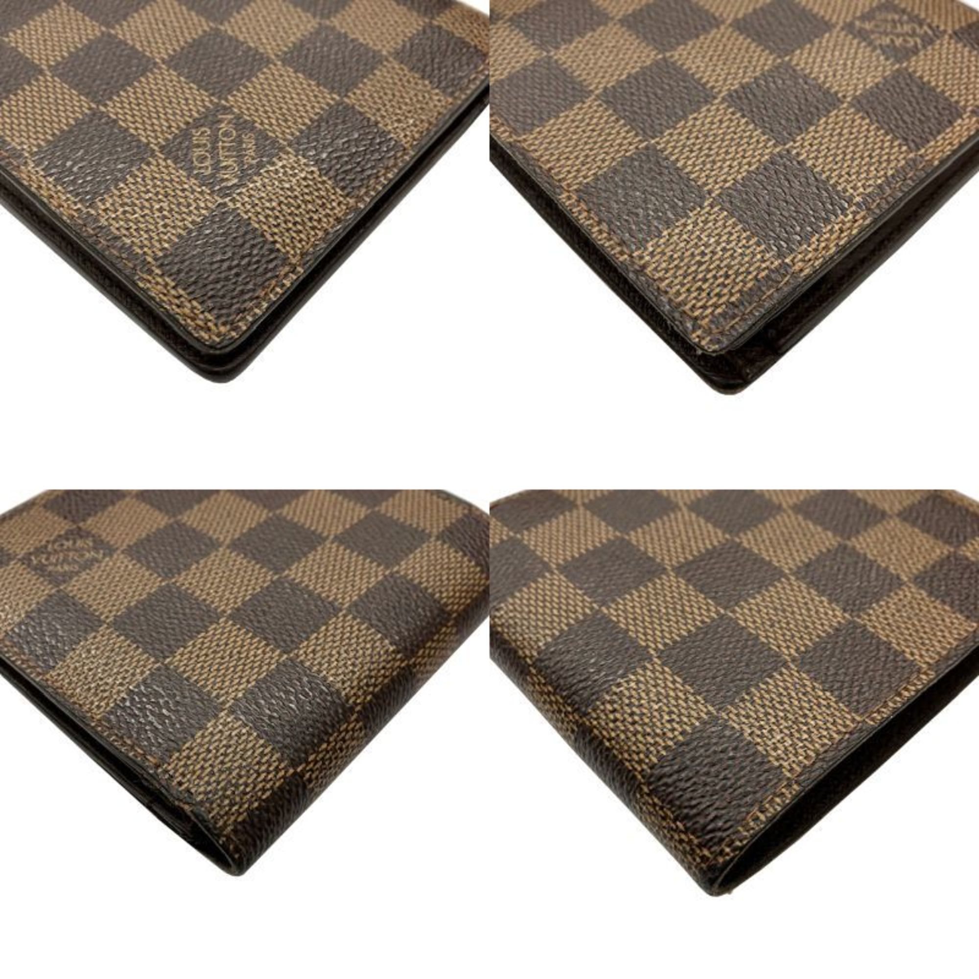 LOUIS VUITTON Louis Vuitton Portefeuille Marco Damier Bi-fold Wallet N61675 CA0014 PVC for Women