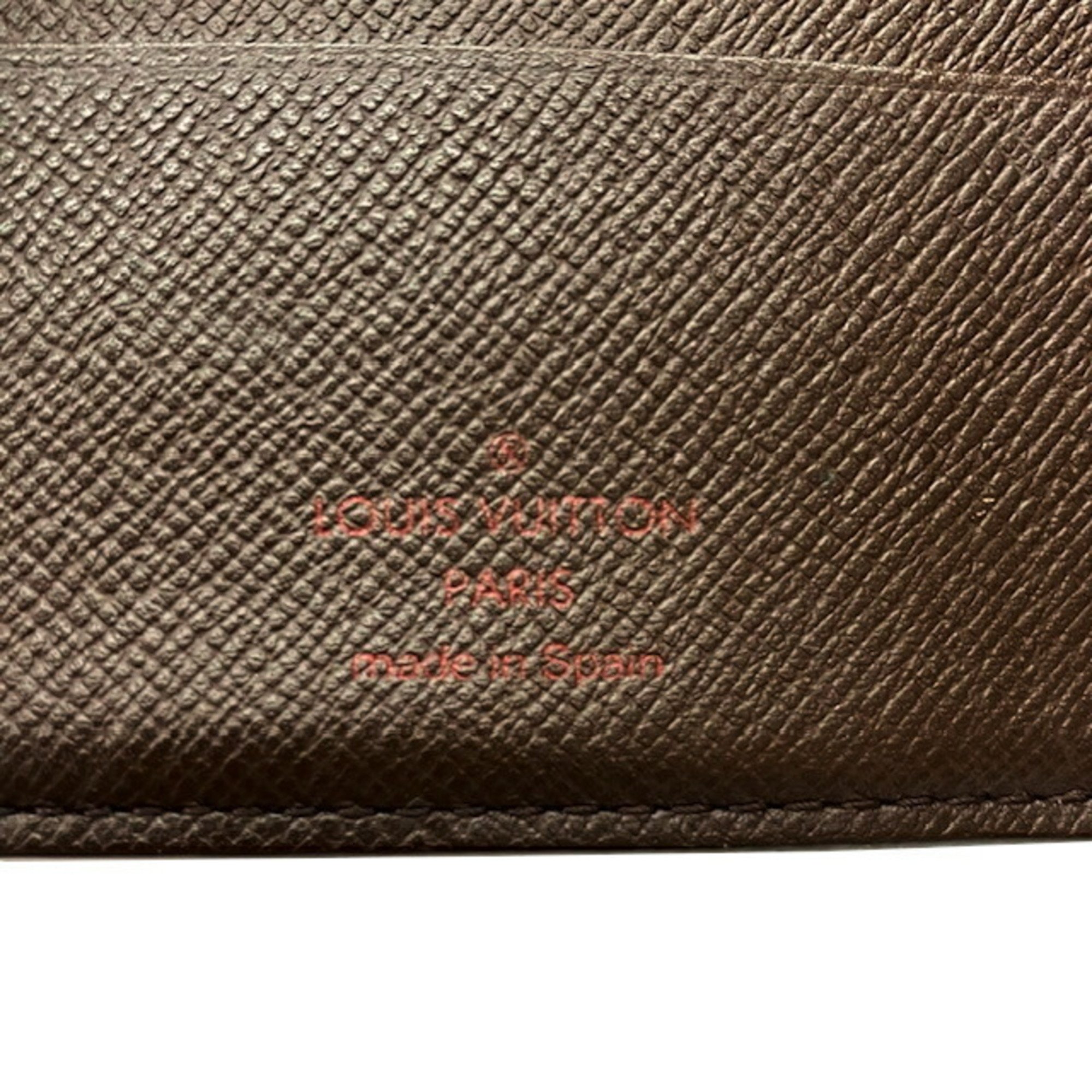 LOUIS VUITTON Louis Vuitton Portefeuille Marco Damier Bi-fold Wallet N61675 CA0014 PVC for Women