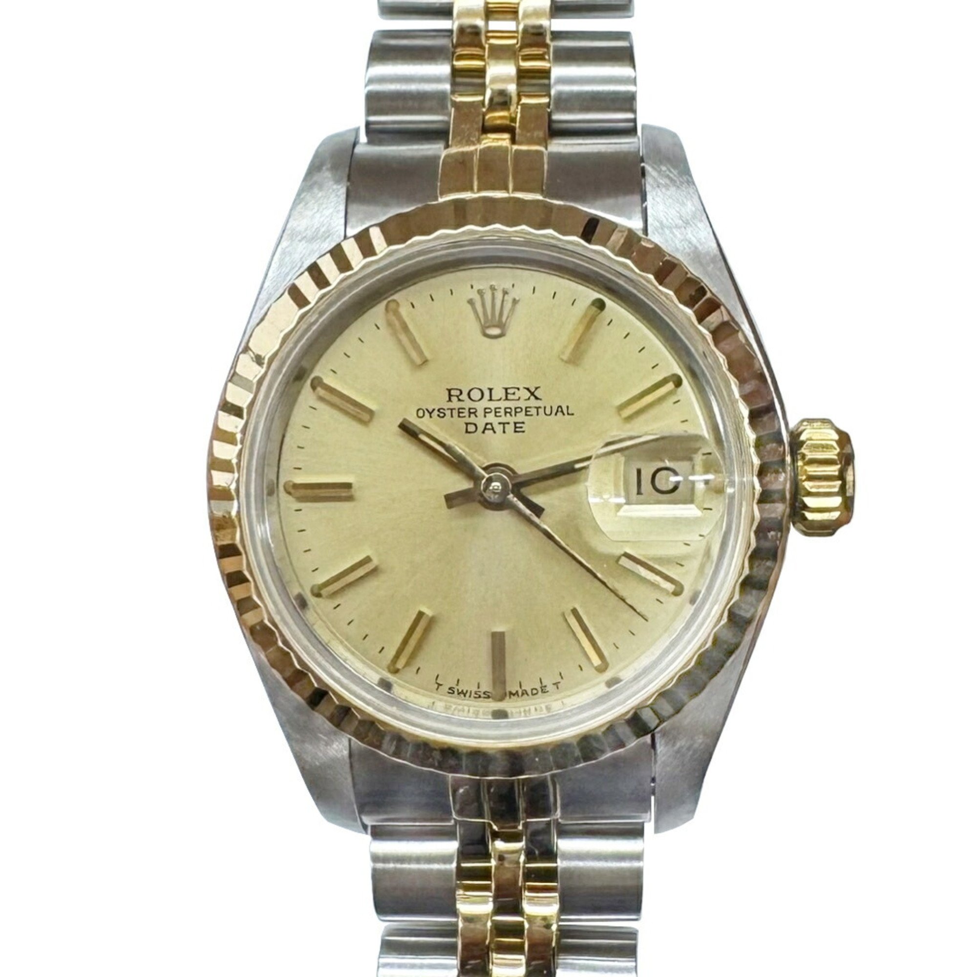 ROLEX Rolex Datejust 69173 K18 Gold Stainless Steel Combination Automatic Watch Wristwatch Ladies