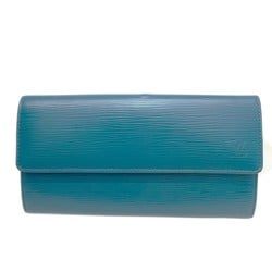 LOUIS VUITTON Louis Vuitton Portefeuille Sarah Epi Cyan M60324