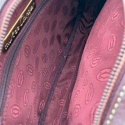 Cartier Must Line Shoulder Bag Leather Bordeaux