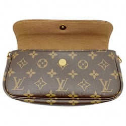 LOUIS VUITTON Louis Vuitton Monogram Wallet on Chain Ivy M81911 Brown Shoulder Women's Men's