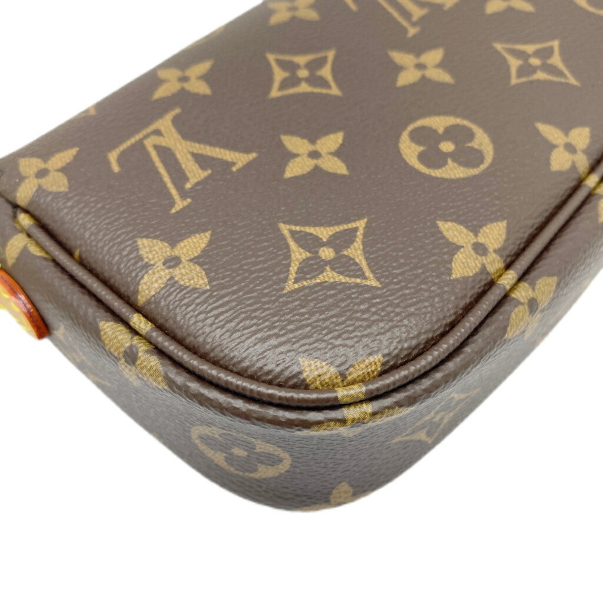 LOUIS VUITTON Louis Vuitton Monogram Wallet on Chain Ivy M81911 Brown Shoulder Women's Men's