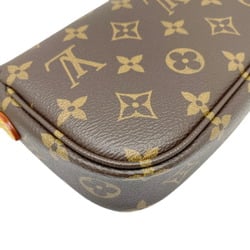 LOUIS VUITTON Louis Vuitton Monogram Wallet on Chain Ivy M81911 Brown Shoulder Women's Men's