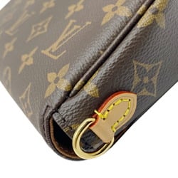 LOUIS VUITTON Louis Vuitton Monogram Wallet on Chain Ivy M81911 Brown Shoulder Women's Men's