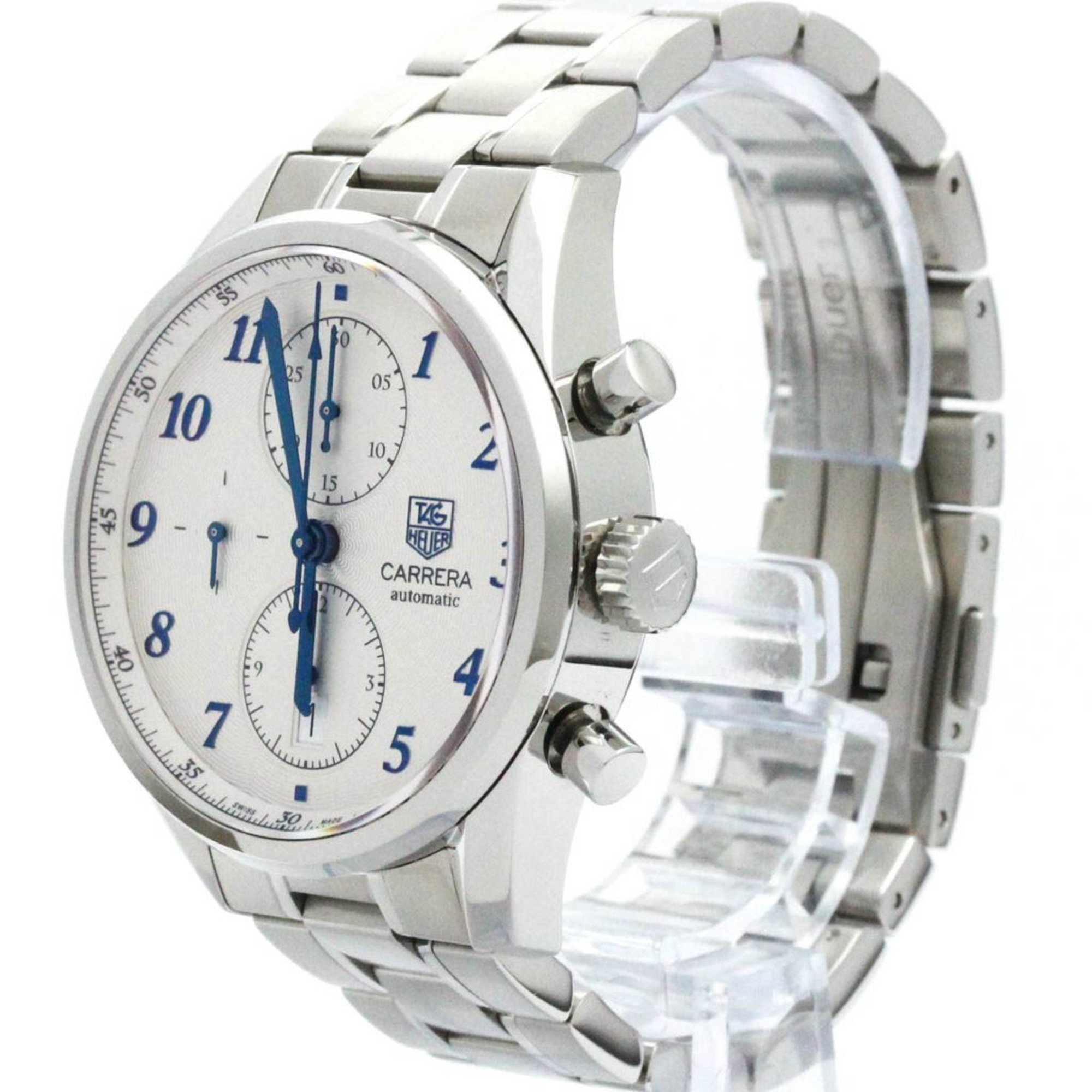 Polished TAG HEUER Carrera Heritage Calibre 16 Automatic Watch CAS2111 BF577998