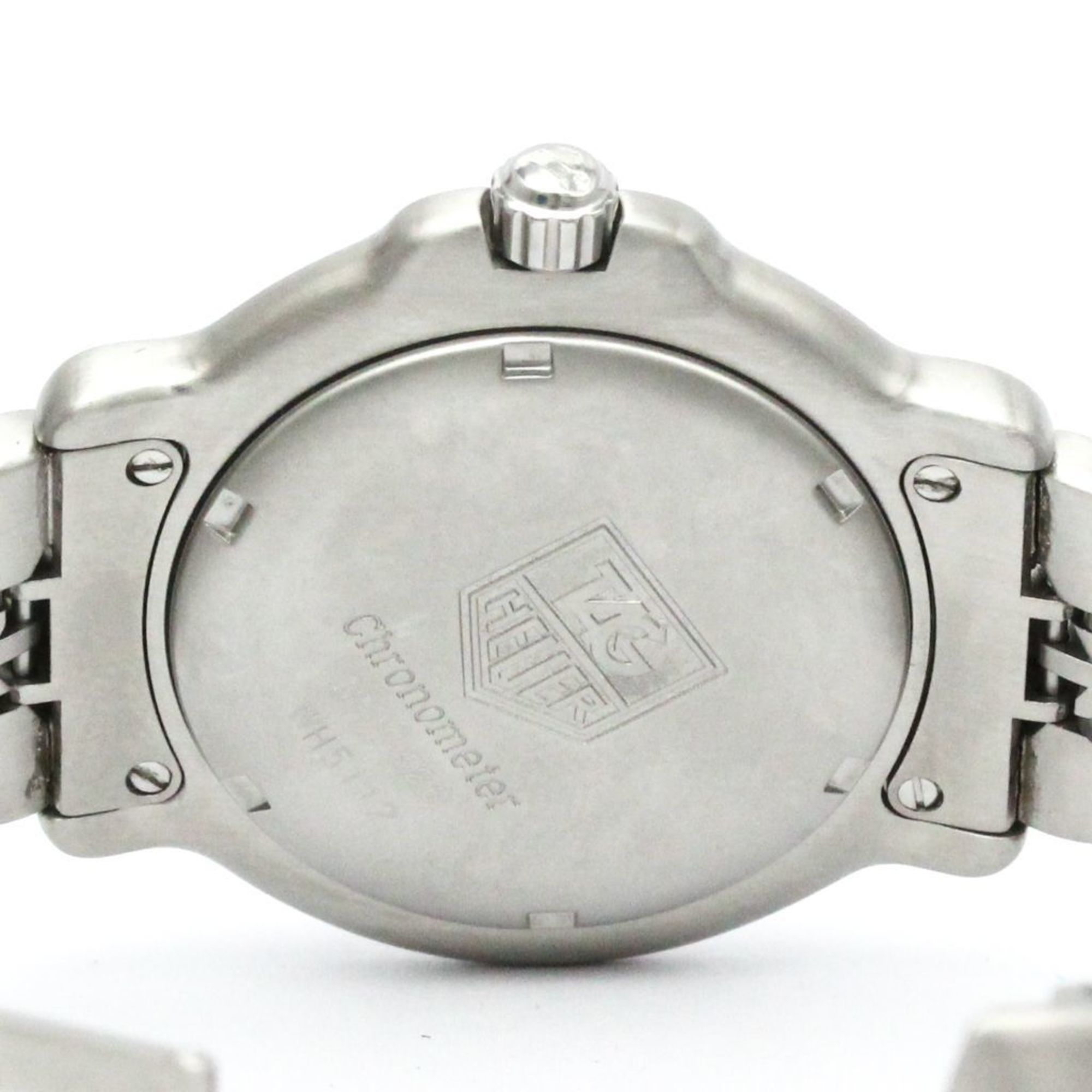 Polished TAG HEUER 6000 Chronometer Steel Automatic Mens Watch WH5112 BF576515