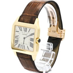 CARTIER Santos Dumont 18K Gold Hand-Winding Mens Watch W2006951 BF576521