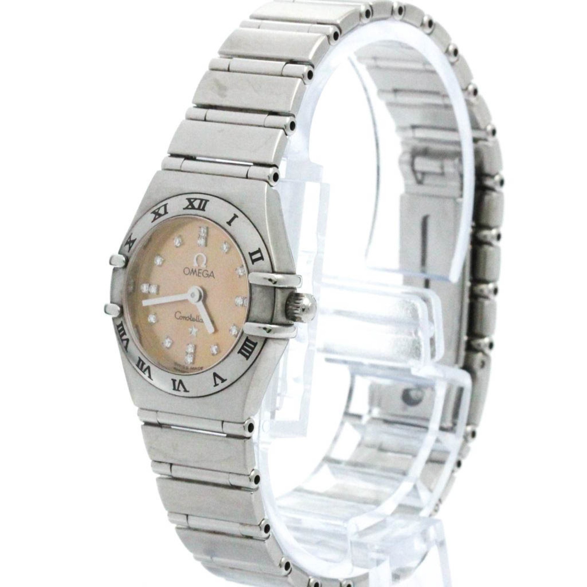 Polished OMEGA Constellation Cindy Crawford Diamond Watch 1564.66 BF577494