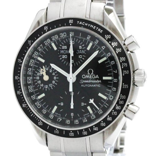 Polished OMEGA Speedmaster Mark 40 Steel Automatic Mens Watch 3520.50 BF577493