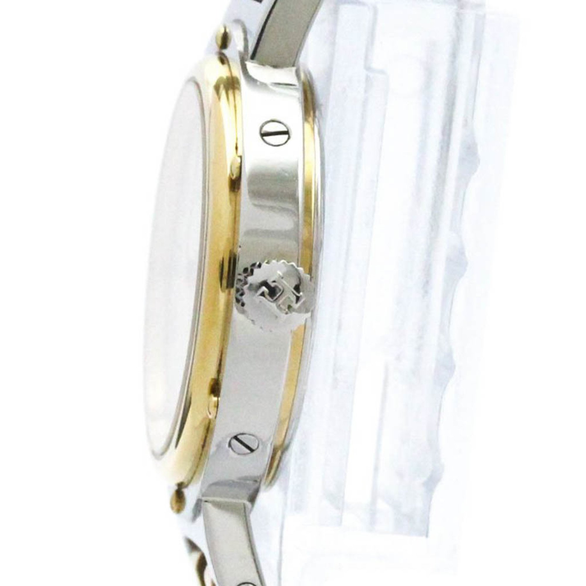 Polished HERMES Clipper Gold Plated Steel Quartz Ladies Watch BF577472