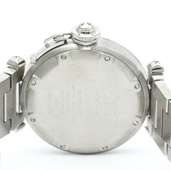 Polished CARTIER Pasha C Steel Automatic Unisex Watch W31023M7 BF577487