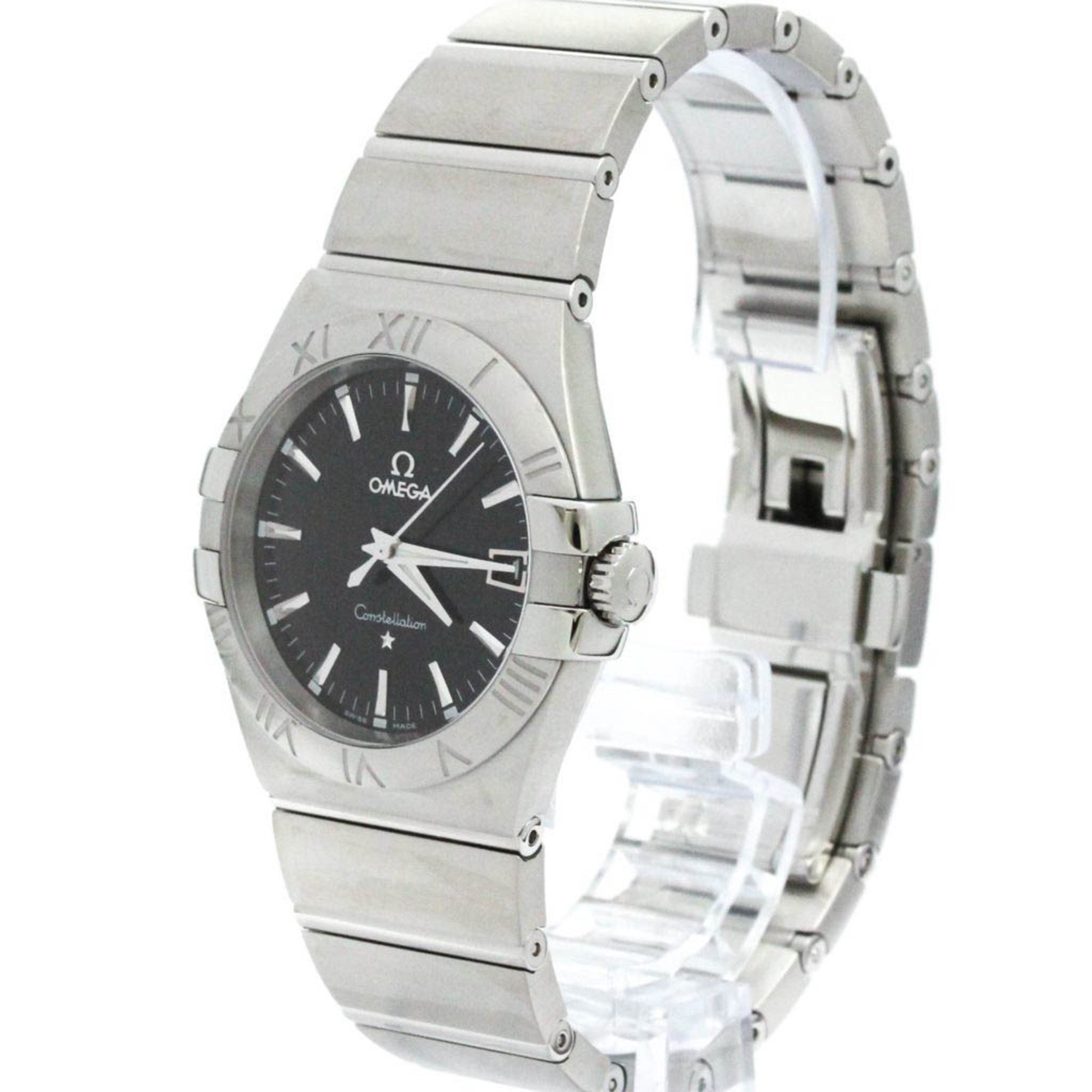 Polished OMEGA Constellation Date Quartz Mens Watch 123.10.35.60.01.001 BF577473