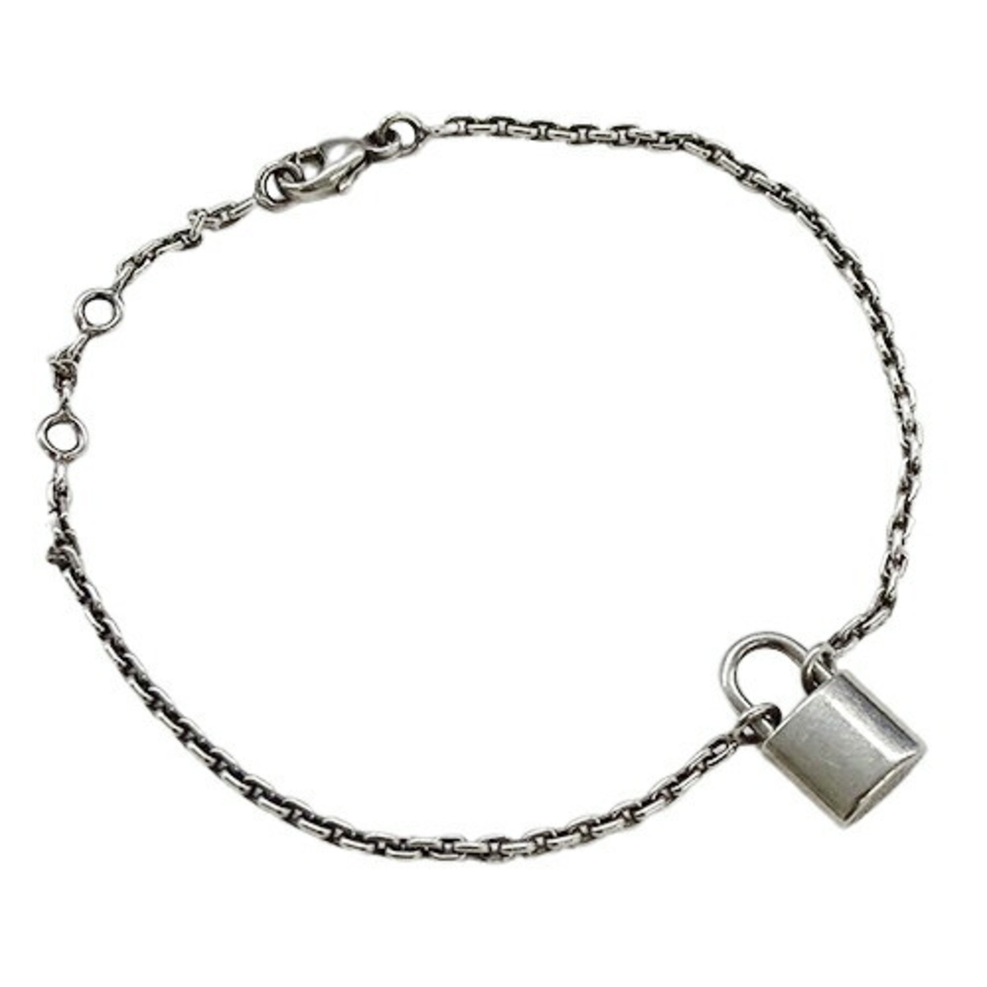 Louis Vuitton LOUIS VUITTON Bracelet for Women and Men SV925 Silver Lockit Q95450 Padlock