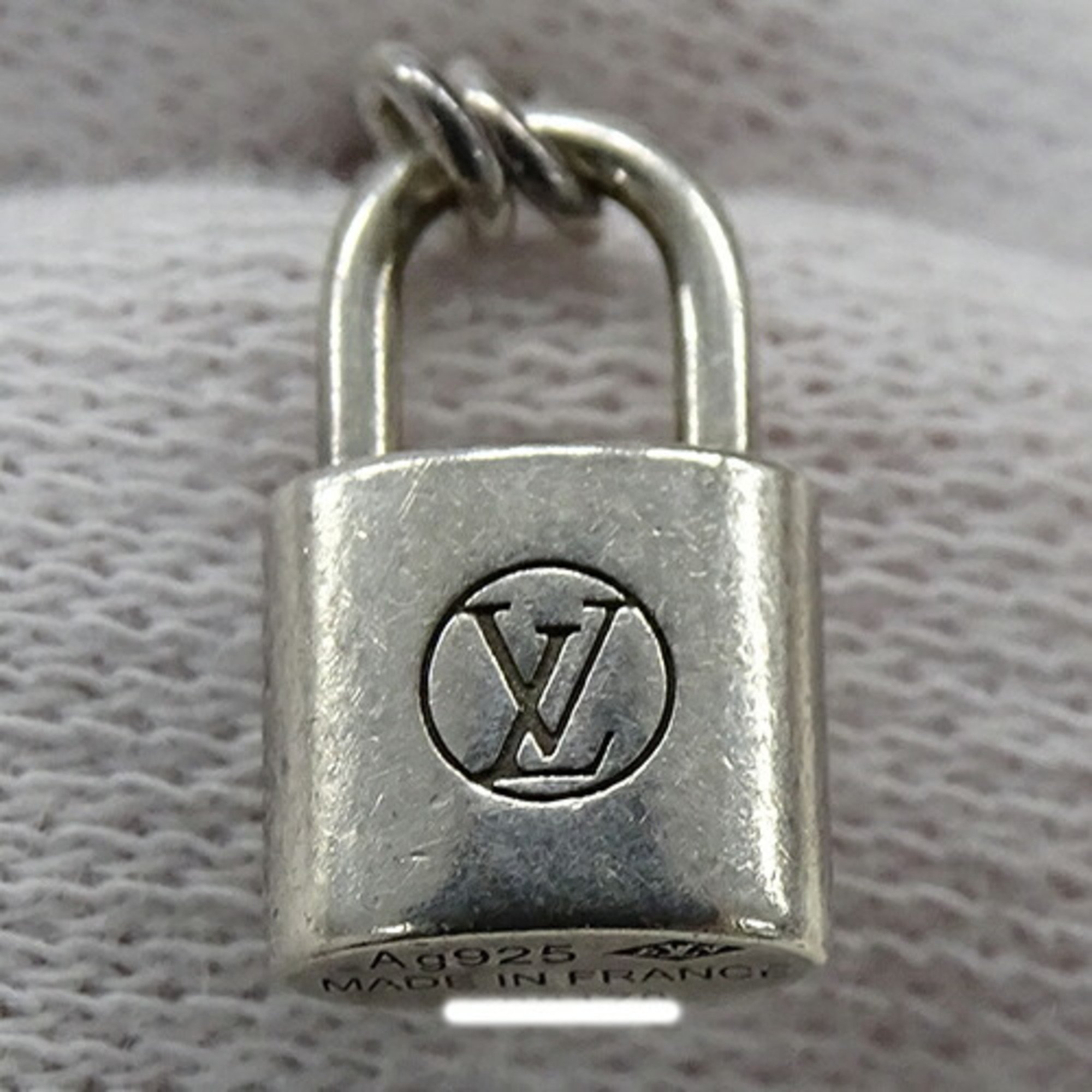 Louis Vuitton LOUIS VUITTON Bracelet for Women and Men SV925 Silver Lockit Q95450 Padlock