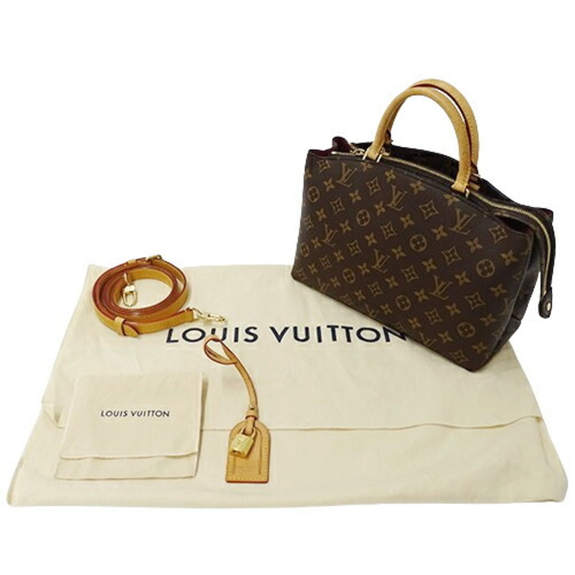 Louis Vuitton LOUIS VUITTON Bag Monogram Ladies Handbag Shoulder 2way Petit Palais PM M45900 Brown