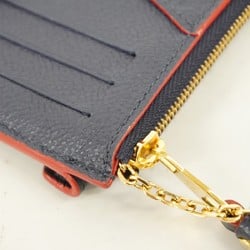 Louis Vuitton Wallet/Coin Case Monogram Empreinte Porte Carte Verso M69420 Marine Rouge Ladies