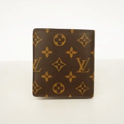 Louis Vuitton Business Card Holder/Card Case Monogram Porte Bier 10 Carte Credit M60883 Brown Men's Women's