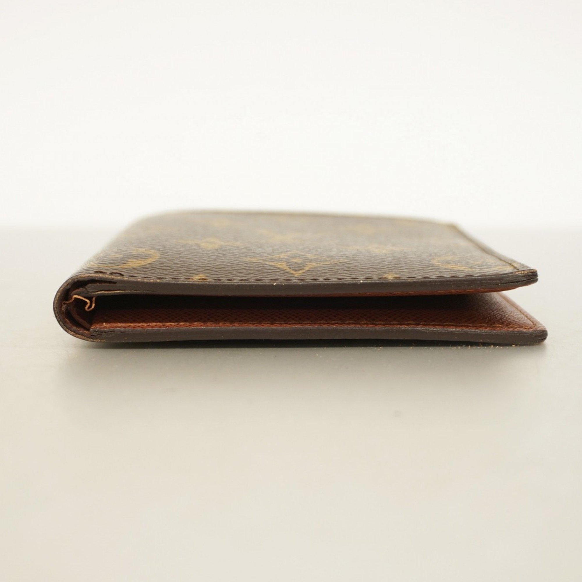 Louis Vuitton Business Card Holder/Card Case Monogram Porte Bier 10 Carte Credit M60883 Brown Men's Women's