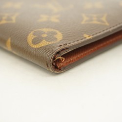 Louis Vuitton Business Card Holder/Card Case Monogram Porte Bier 10 Carte Credit M60883 Brown Men's Women's