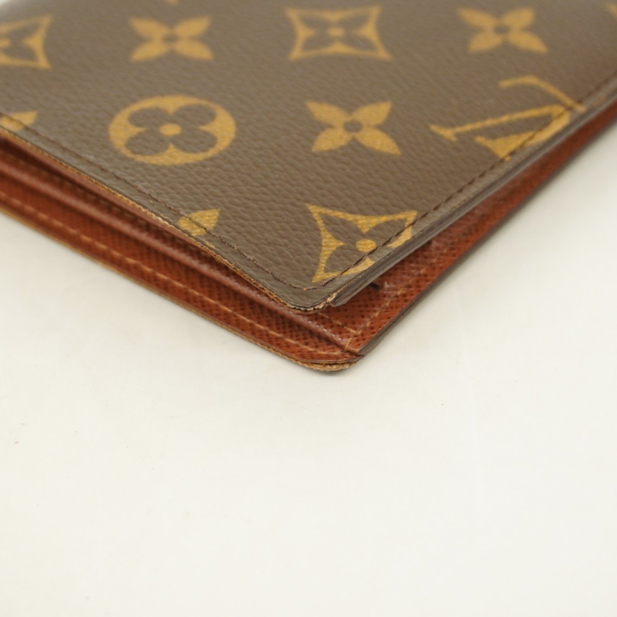 Louis Vuitton Business Card Holder/Card Case Monogram Porte Bier 10 Carte Credit M60883 Brown Men's Women's