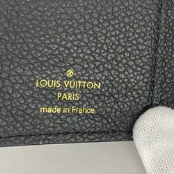 Louis Vuitton Tri-fold Wallet Monogram Empreinte Portefeuille Metis Compact M80880 Noir Ladies