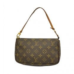 Louis Vuitton Pouch Monogram Pochette Accessoires M51980 Brown Women's