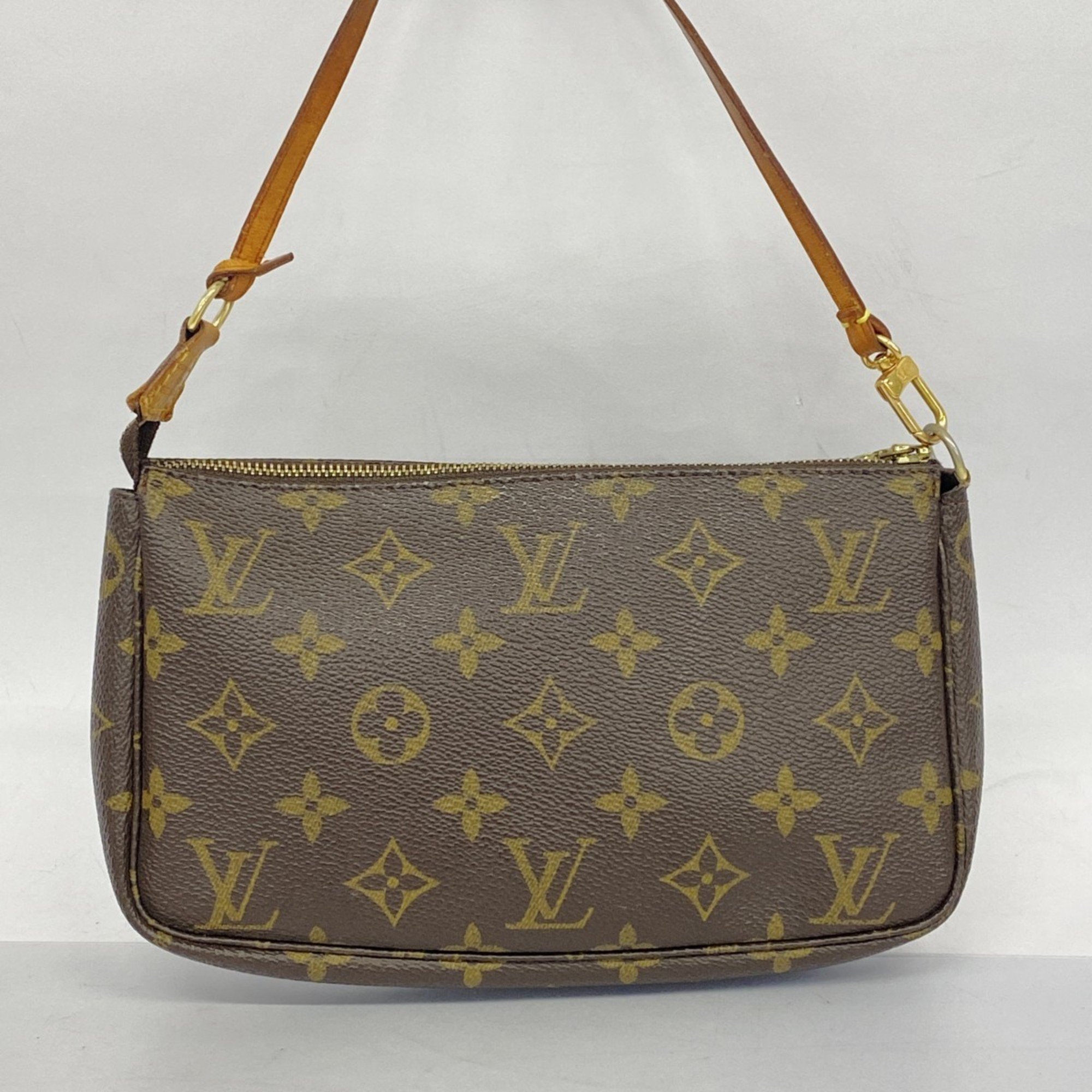 Louis Vuitton Pouch Monogram Pochette Accessoires M51980 Brown Women's