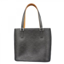 Louis Vuitton Tote Bag Monogram Matte Stockton M55112 Noir Ladies