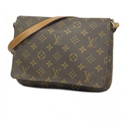 Louis Vuitton Shoulder Bag Monogram Musette Tango Short Strap M51257 Brown Women's