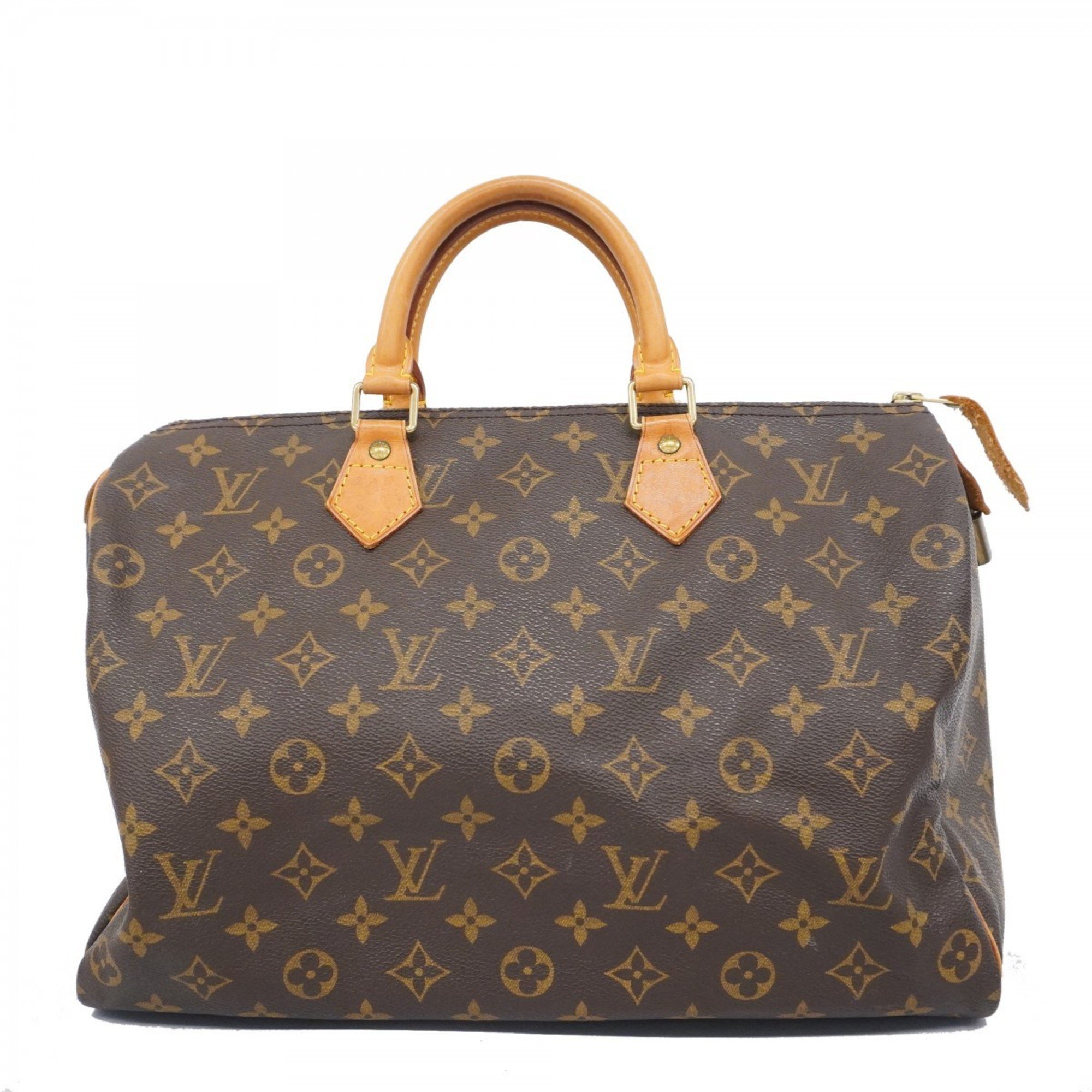 Louis Vuitton Handbag Monogram Speedy 35 M41107 Brown Ladies