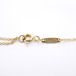 Tiffany Necklace T Smile K18YG Yellow Gold Ladies