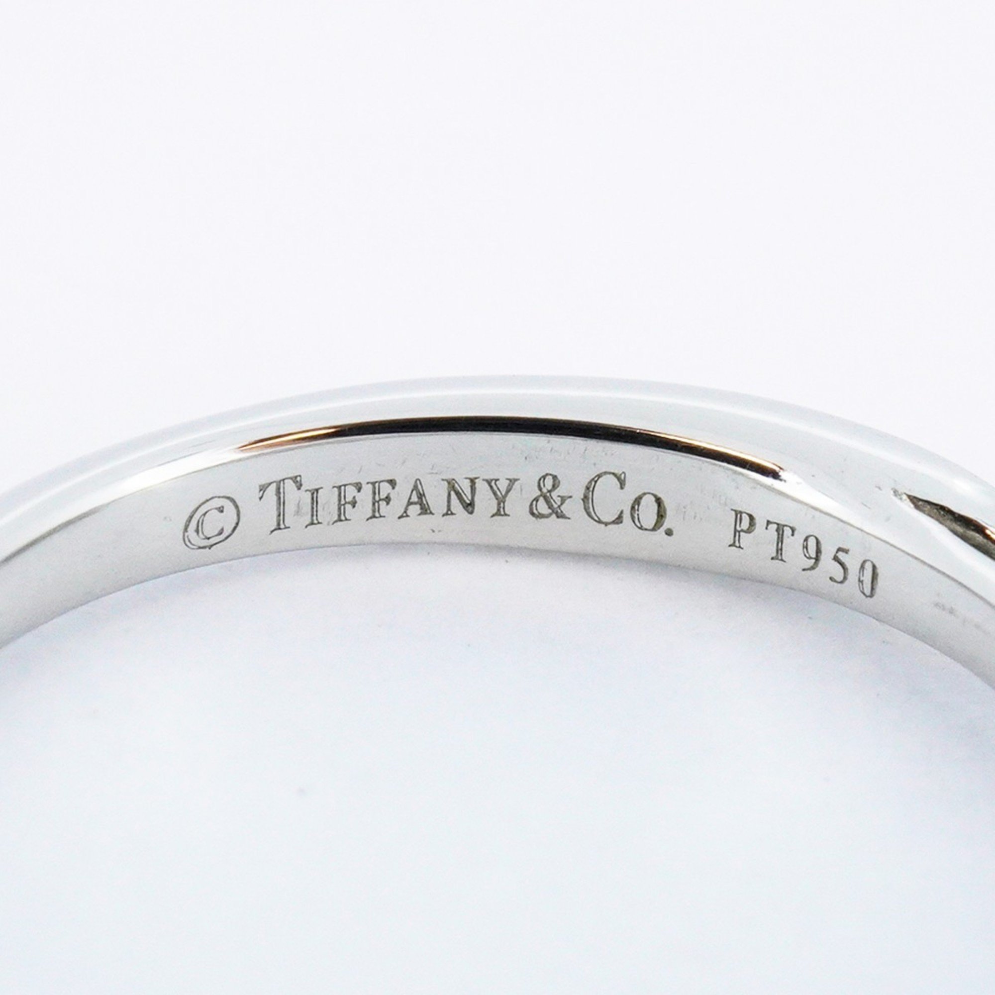 Tiffany Ring Harmony Diamond Pt950 Platinum Size 11 Ladies