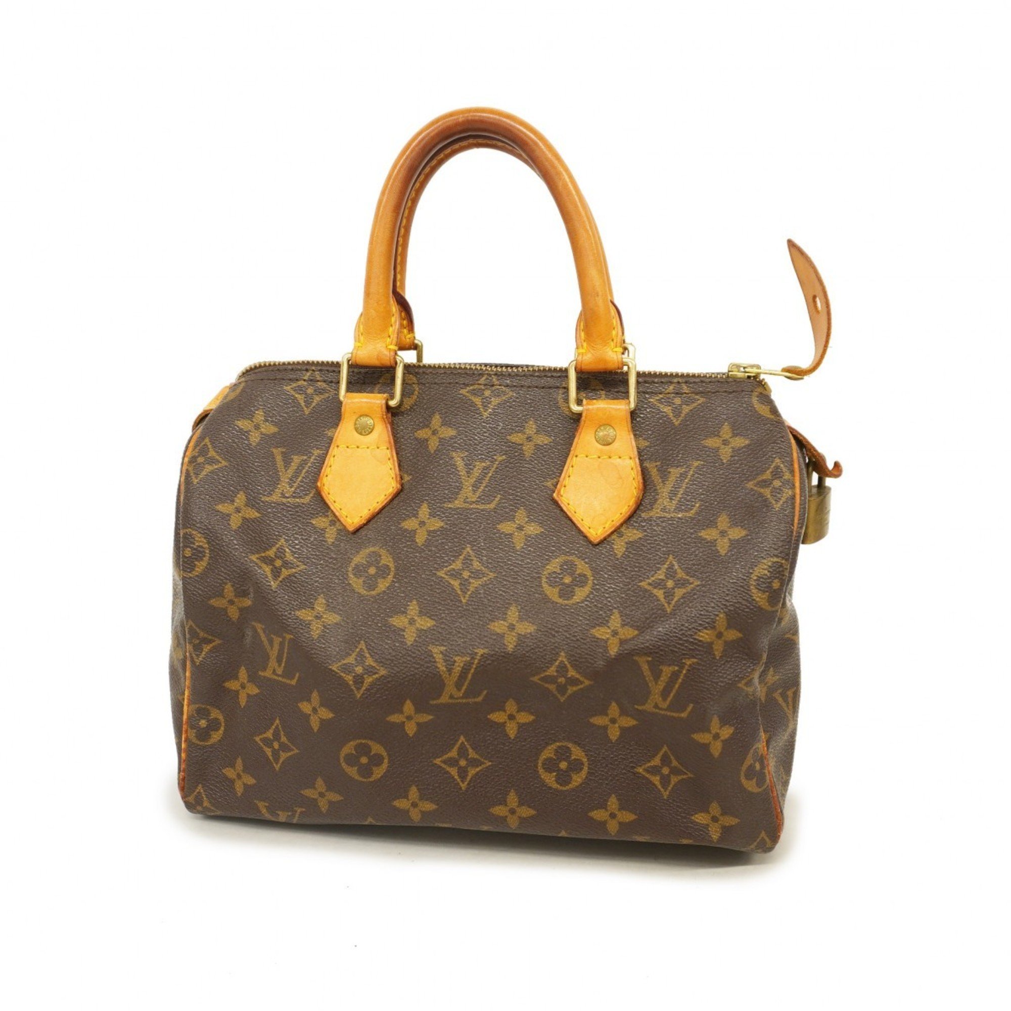 Louis Vuitton Handbag Monogram Speedy 25 M41109 Brown Ladies