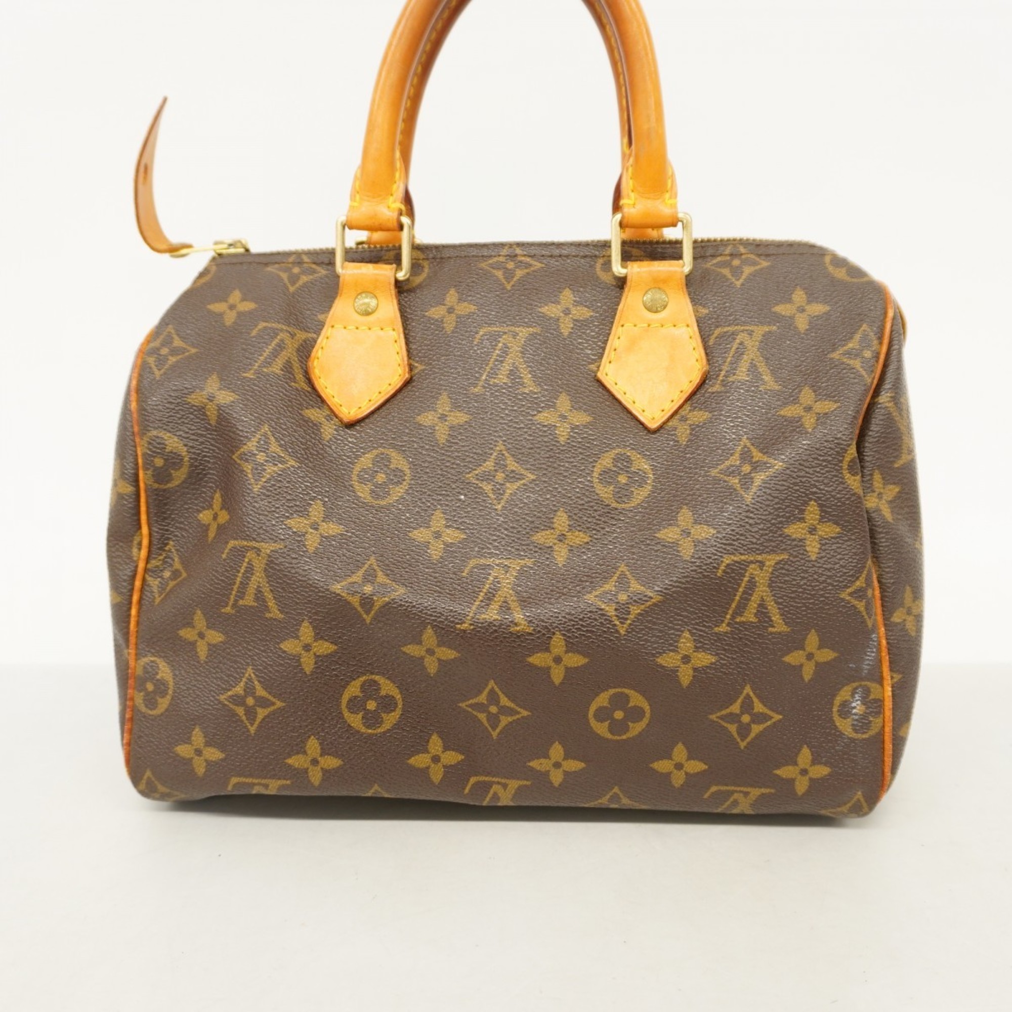 Louis Vuitton Handbag Monogram Speedy 25 M41109 Brown Ladies