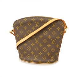 Louis Vuitton Shoulder Bag Monogram Drouot M51290 Brown Women's