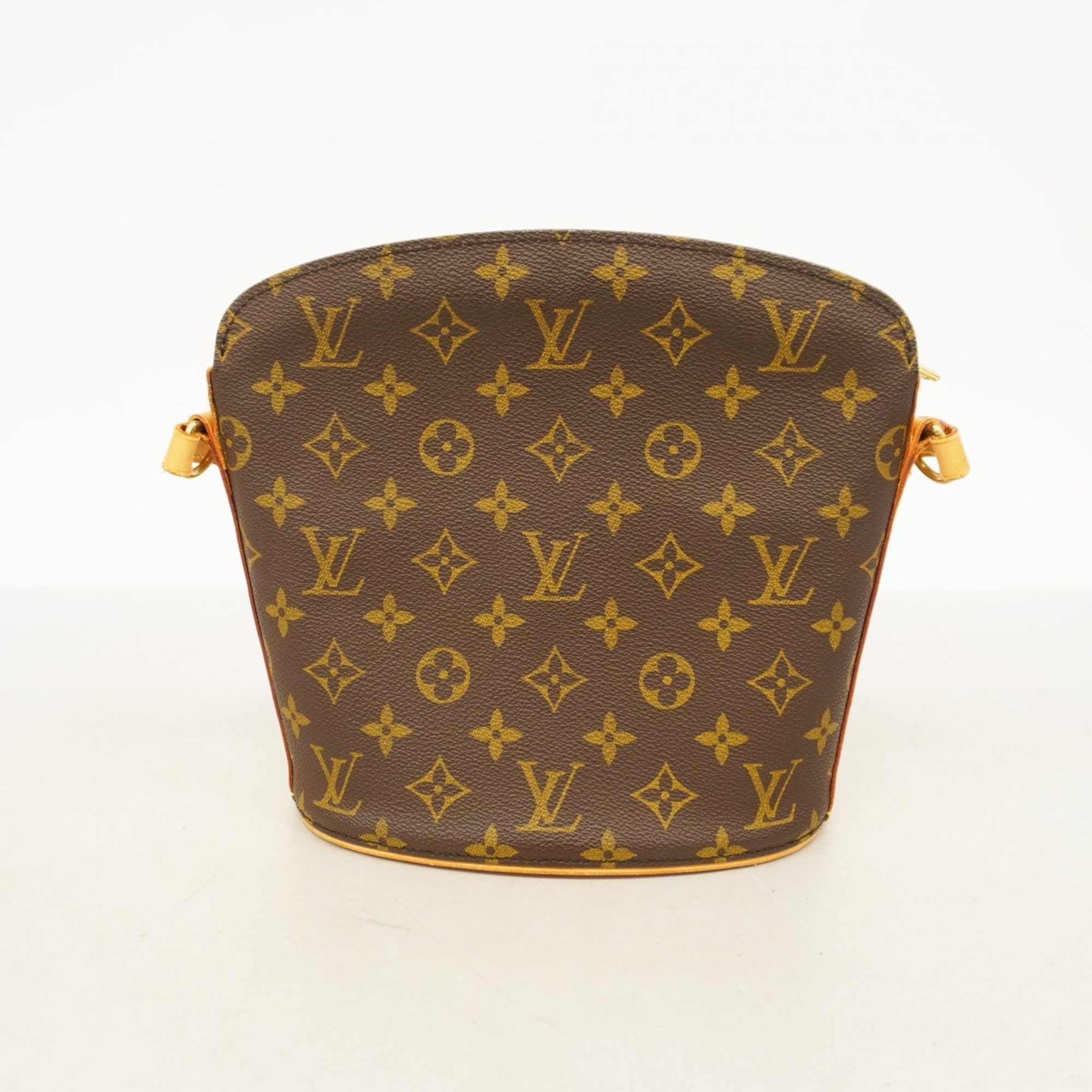 Louis Vuitton Shoulder Bag Monogram Drouot M51290 Brown Women's