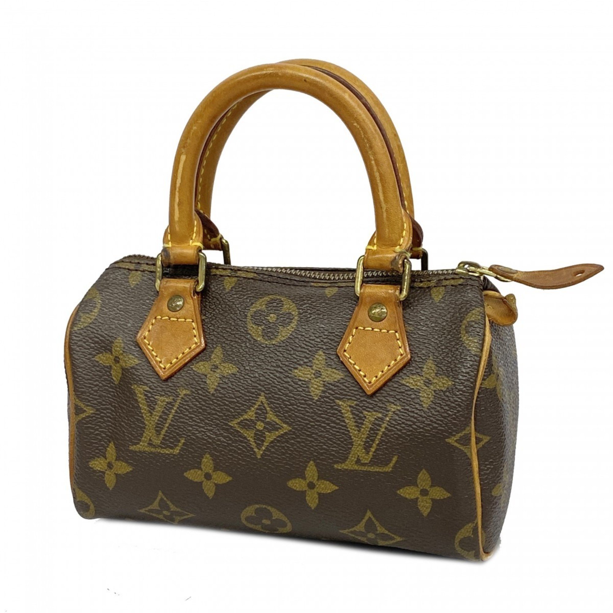 Louis Vuitton Handbag Monogram Speedy M41534 Brown Ladies