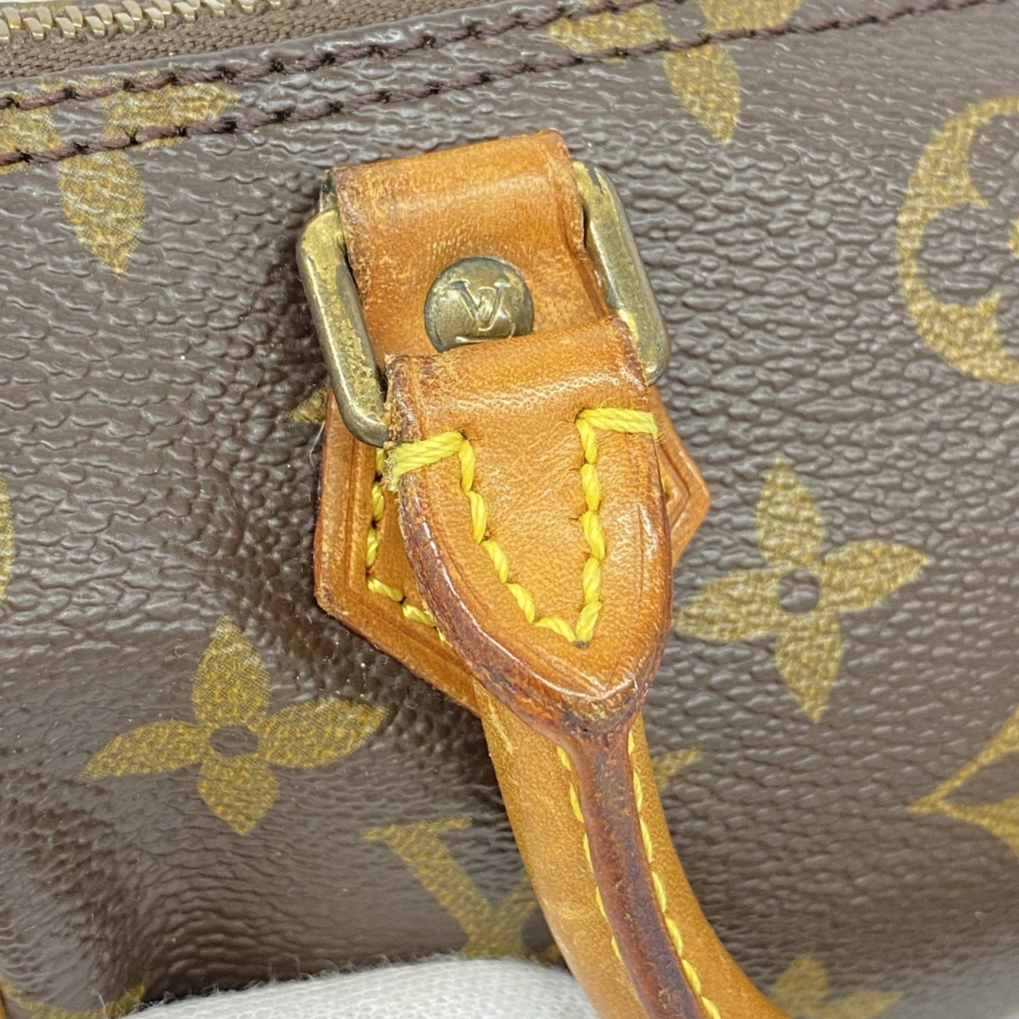 Louis Vuitton Handbag Monogram Speedy M41534 Brown Ladies